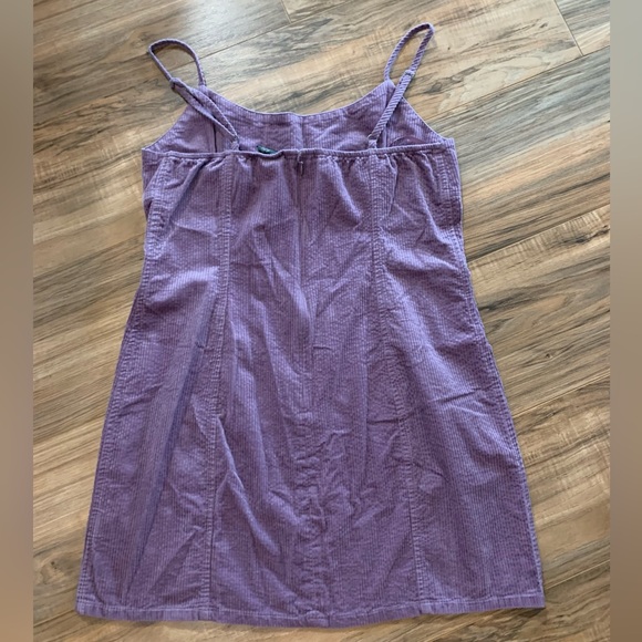 Target Wild Fable Dusty Purple Dress Corduroy size Medium Autumn - Picture 2 of 4